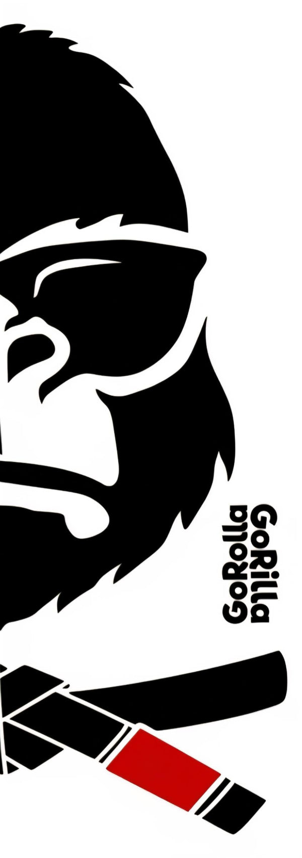 Stylized illustration of a bearded figure with the text brand 'Gorolla Gorilla'.